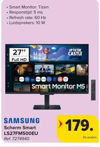 Promotie: Scherm Smart LS27FM500EU