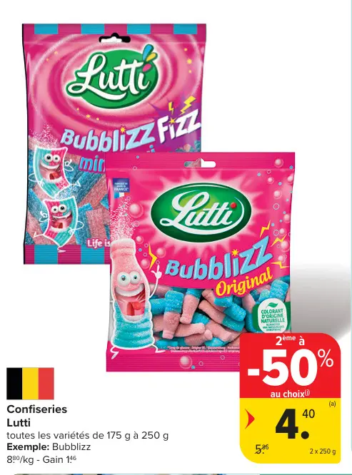 Offre: Confiseries Bubblizz
