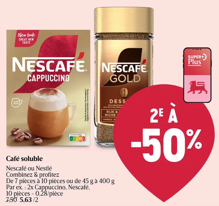 Offre: Café soluble