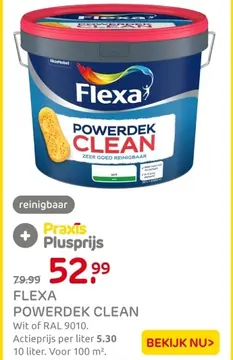 Aanbieding: Flexa powerdek clean