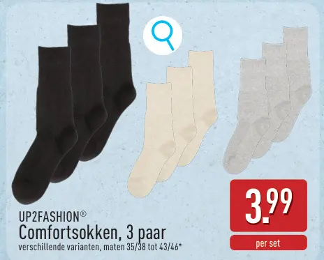 Promotie: Comfortsokken