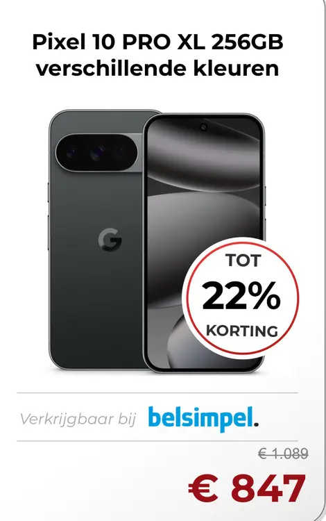 Aanbieding: Pixel 10 PRO XL