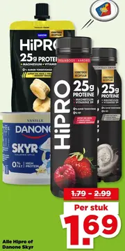 Aanbieding: Alle Hipro of Danone Skyr