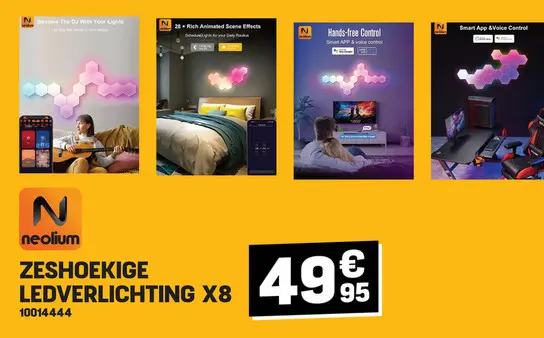 Promotie: Zeshoekige ledverlichting