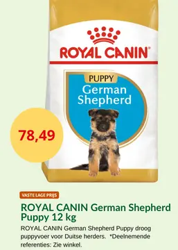 Aanbieding: ROYAL CANIN German Shepherd Puppy