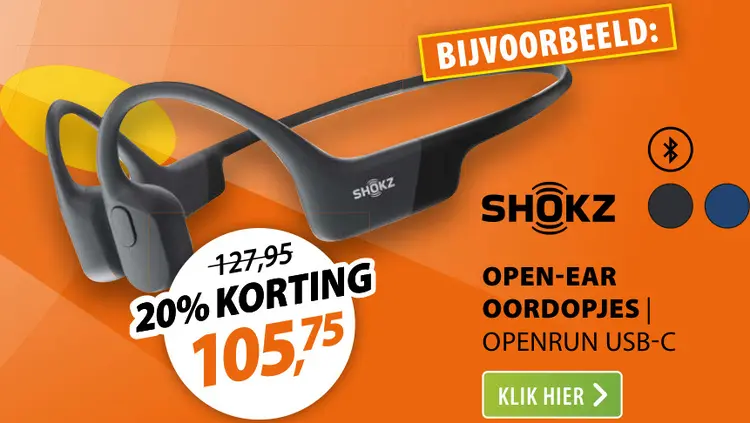 Aanbieding: Shokz Open-ear Oordopjes