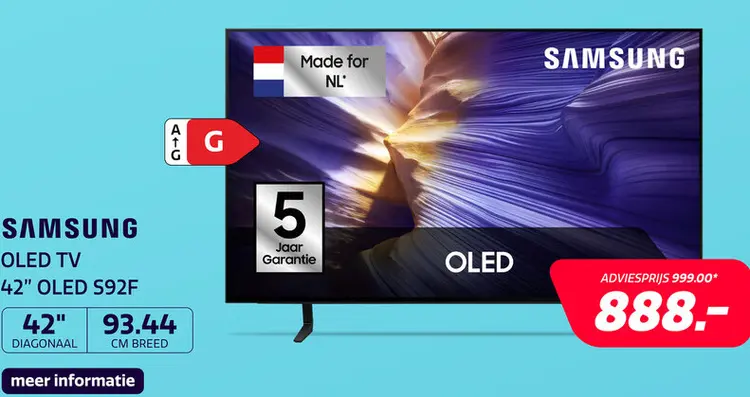 Aanbieding: Samsung 42" OLED S92F (2025)