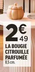 Offre: La bougie citrouille