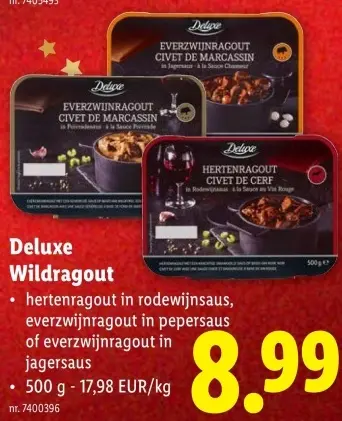 Promotie: Wildragout