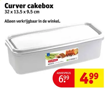 Aanbieding: Curver cakebox