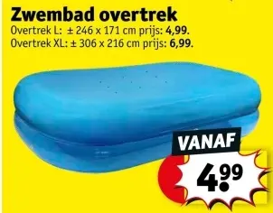 Promotie: Zwembad overtrek