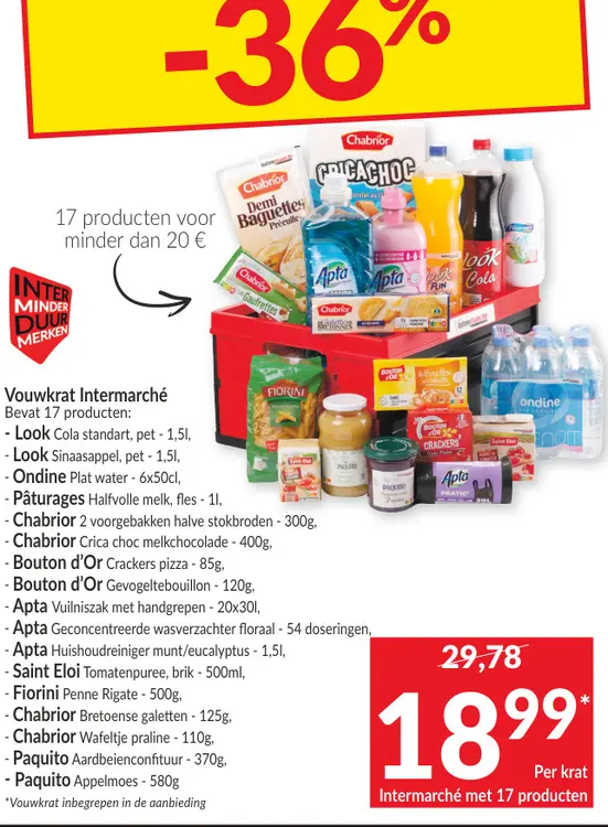 Promotie: Vouwkrat Intermarché