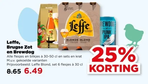 Aanbieding: Leffe, Brugse Zot en Brewdog