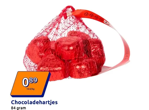 Promotie: Chocoladehartjes