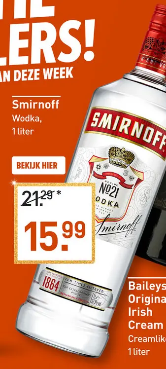 Aanbieding: Smirnoff 100CL