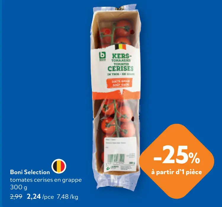 Offre: Tomates cerises en grappe