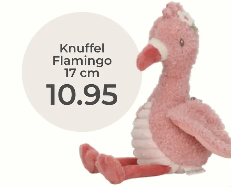 Aanbieding: Knuffel Flamingo