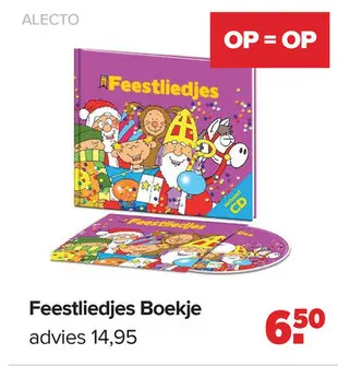 Aanbieding: Feestliedjes Boekje