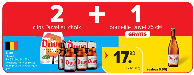 Offre: Bière