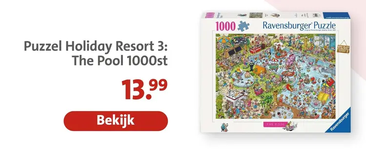 Aanbieding: Puzzel Holiday Resort 3: The Pool 1000st