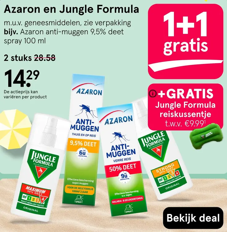 Aanbieding: Azaron en Jungle Formula