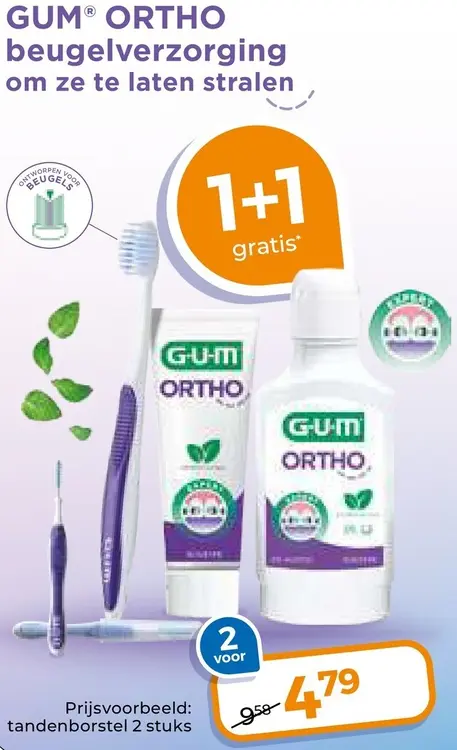 Aanbieding: GUM ORTHO beugelverzorging