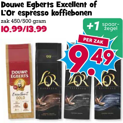 Excellent of L'Or espresso koffiebonen