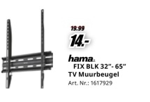 Aanbieding: FIX BLK 32"-65" TV Muurbeugel