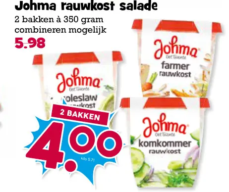 Aanbieding: Rauwkost salade
