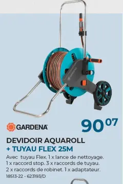 Offre: Devidoir aquaroll + tuyau flex