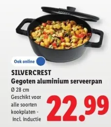 Aanbieding: Gegoten aluminium serveerpan