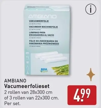 Aanbieding: Vacumeerfolieset