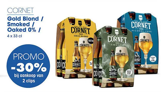 Aanbieding: CORNET Gold Blond / Smoked / Oaked 0%