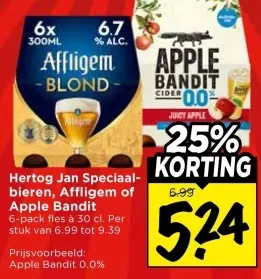 Speciaalbieren, Affligem of Apple Bandit