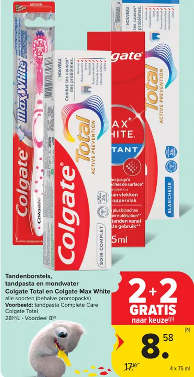 Promotie: Tandpasta, tandenborstels en mondwater