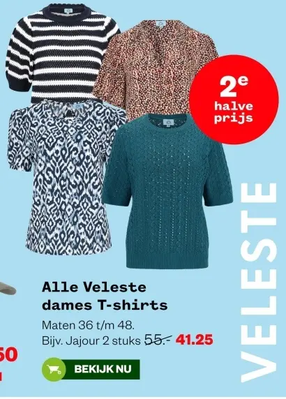 Aanbieding: Alle Veleste dames T-shirts