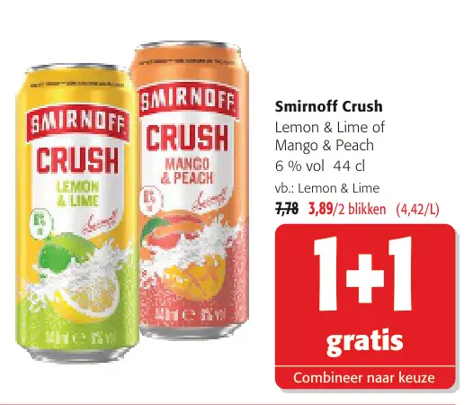 Promotie: Smirnoff Crush