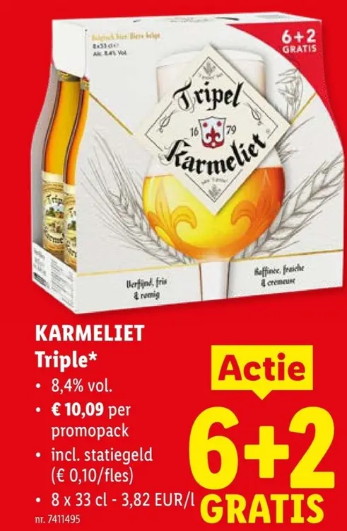 Promotie: Karmeliet Triple