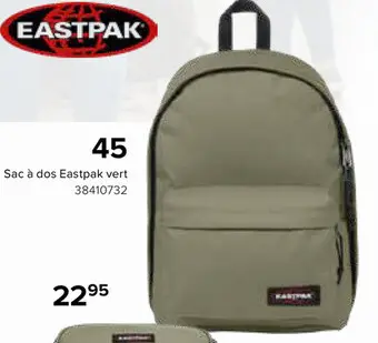 Offre: Sac à dos Eastpak vert