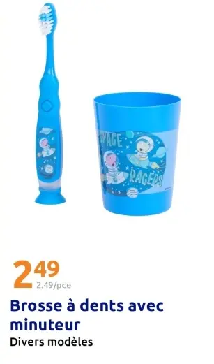 Offre: Brosse à dents avec minuteur