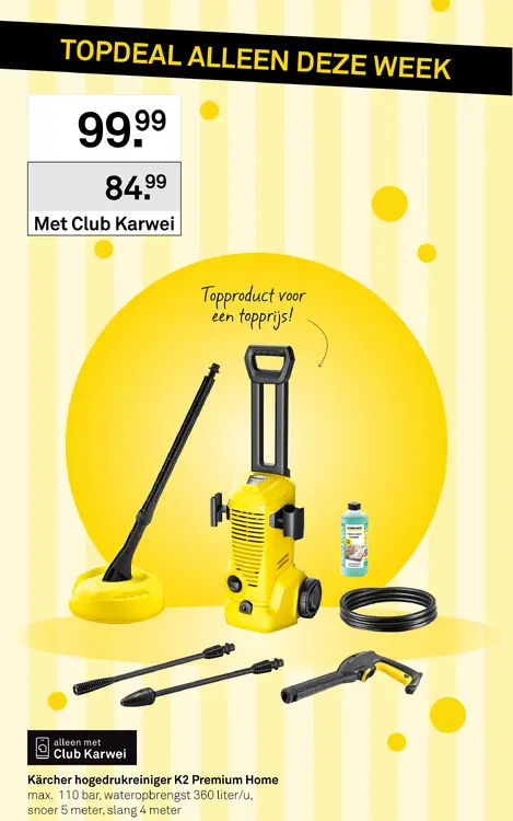 Aanbieding: Hogedrukreiniger K2 Premium Home