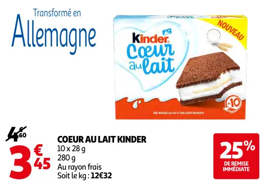 Promotie: Coeur au lait