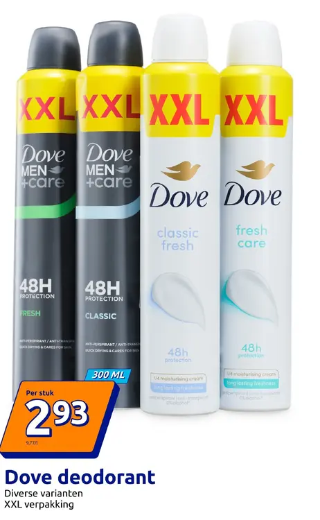 Aanbieding: Dove deodorant