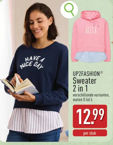 Promotie: Sweater 2 in 1