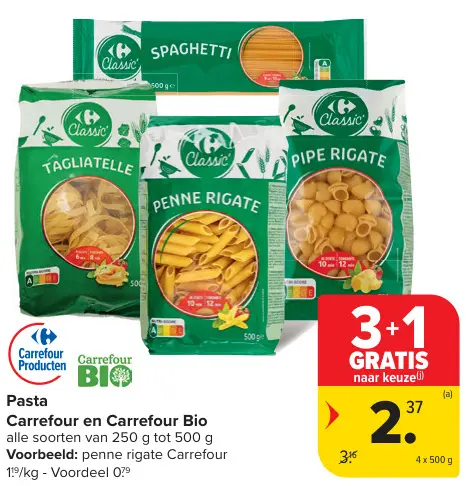 Promotie: Pasta