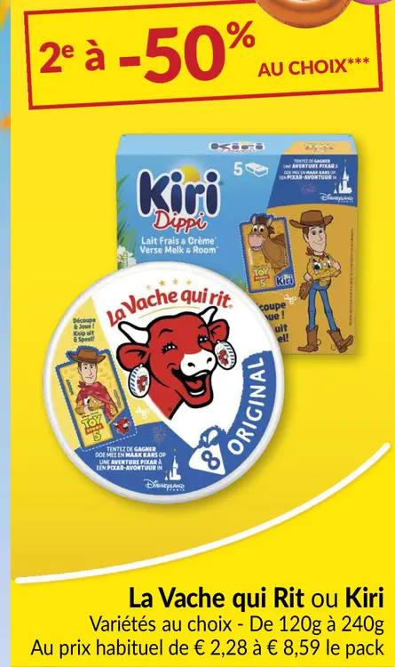 Offre: La Vache qui Rit ou Kiri