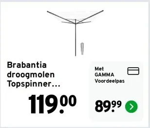 Aanbieding: droogmolen Topspinner...