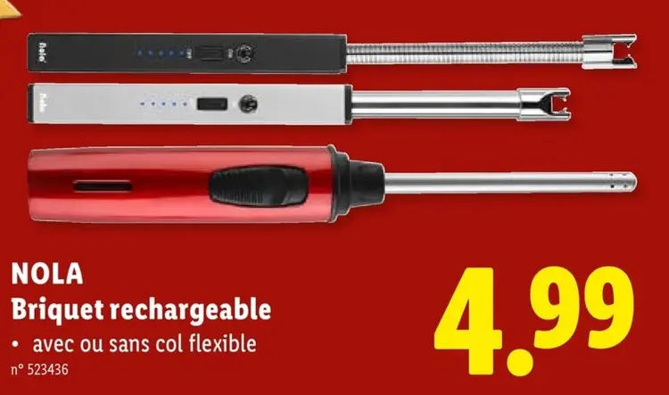 Offre: Briquet rechargeable