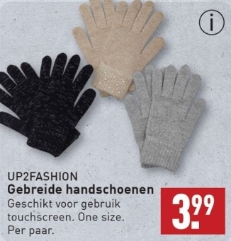 Aanbieding: Gebreide handschoenen