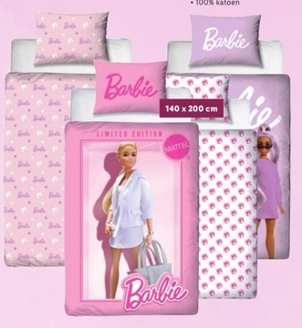 Aanbieding: Barbie Dekbedovertrek Limited Edition